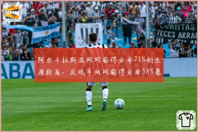 阿尔卡拉斯温网网前得分率71%创生涯新高,反观辛纳网前得分率58%暴露技术短板